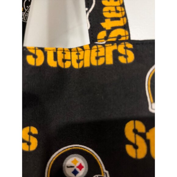 Pittsburgh Steelers Black & Yellow Tote Bag w/ Wristlet by Belka Industries - Picture 11 of 16